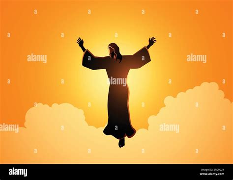 Gesù Cristo in gloria, con le mani alzate in benedizione