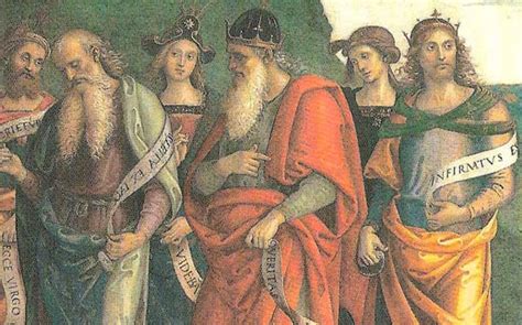 Illustrazione di profeti dell'Antico Testamento che interpellano la coscienza moderna