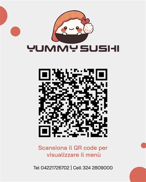 QR-code per visualizzare il menù dell'Osteria Santa Maria