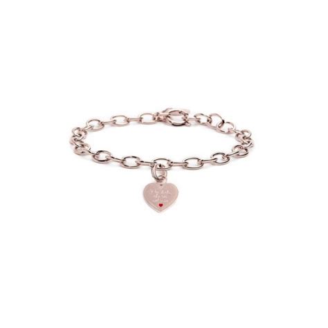 Bracciale a rosario Marlù Vision in oro rosa e nero con dettagli
