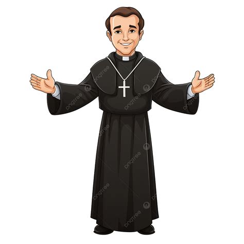 fotografia di un sacerdote con clergyman