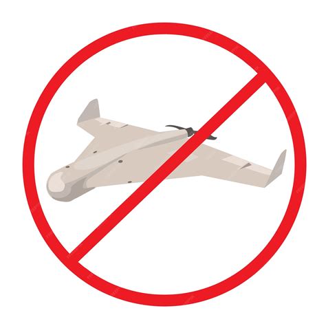 Immagine di un drone con segnale di divieto