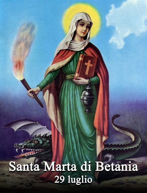Illustrazione di Santa Marta di Betania secondo le descrizioni evangeliche