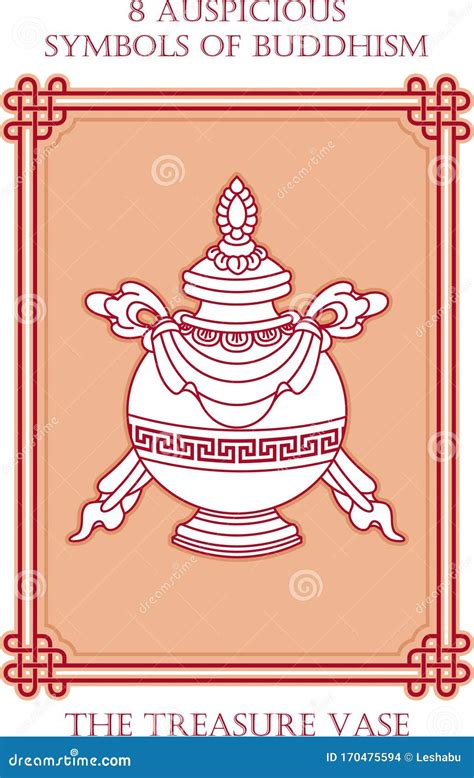 Vaso del tesoro buddhista dorato