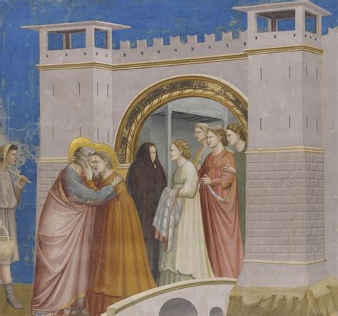 Incontro tra Sant'Anna e Gioacchino alla Porta d'Oro, affresco