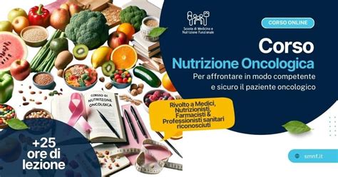 infografica sull'impatto della nutrizione sulla prognosi oncologica