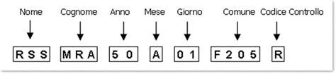 Infografica esplicativa sull'importanza e la struttura del Codice Fiscale in Italia
