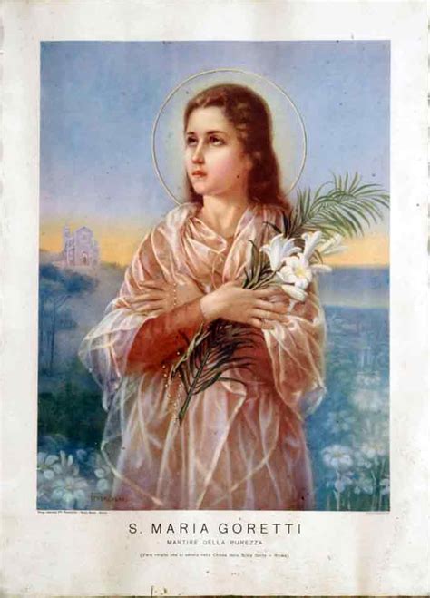 Unica fotografia storica conosciuta di Santa Maria Goretti