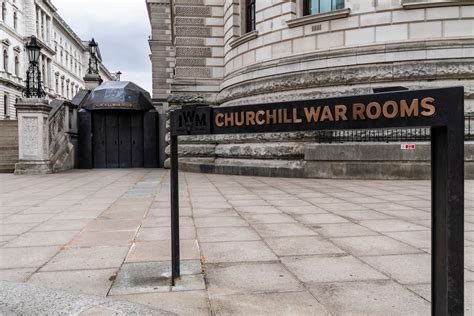 Mappa o foto interna delle Churchill War Rooms che mostrano le diverse sezioni del bunker
