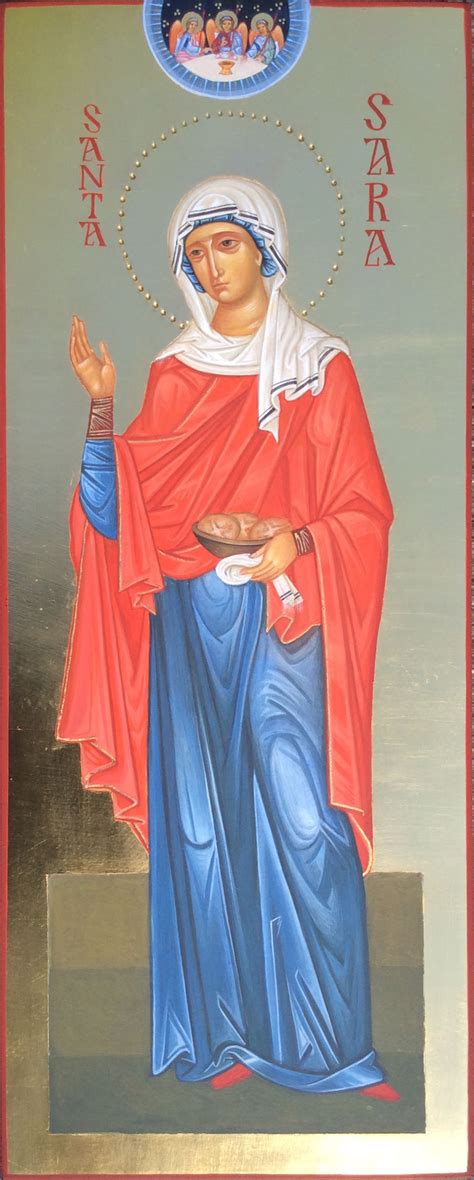 Icona raffigurante Santa Sara, moglie di Abramo