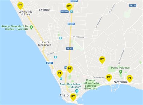 Mappa degli uffici postali a Potenza