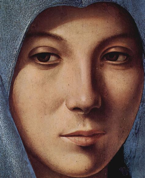 Viso della Vergine di Antonello da Messina