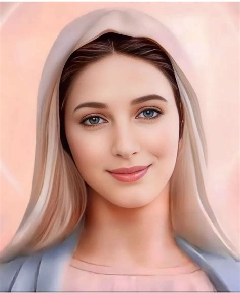 Illustrazione simbolica che unisce l'immagine di una madre terrena con l'iconografia classica della Vergine Maria
