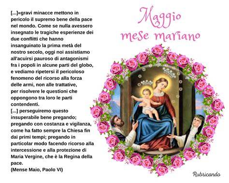 Schema informativo che mostra la connessione tra la primavera, i fiori e la devozione mariana nel mese di maggio