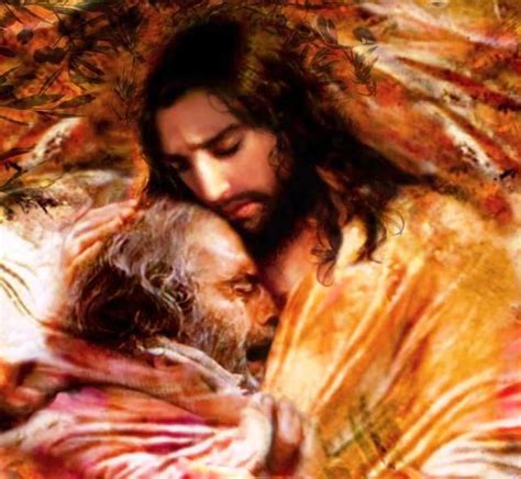 Gesù che perdona un peccatore, illustrazione biblica