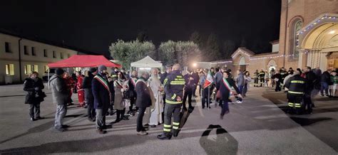Vigili del Fuoco di Potenza durante la celebrazione di Santa Barbara