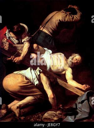 Rappresentazione del martirio di San Pietro a Roma