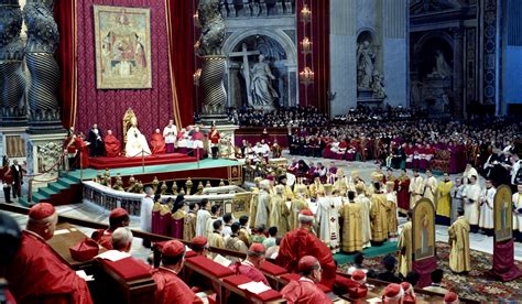 Illustrazione del Concilio Vaticano I, con i Padri conciliari riuniti