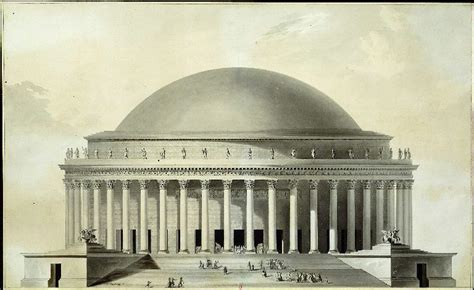 Illustrazione del tempio della Ragione a Strasburgo, un esempio di trasformazione di edifici religiosi durante la Rivoluzione