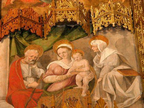 Dettaglio di un retablo del 1500
