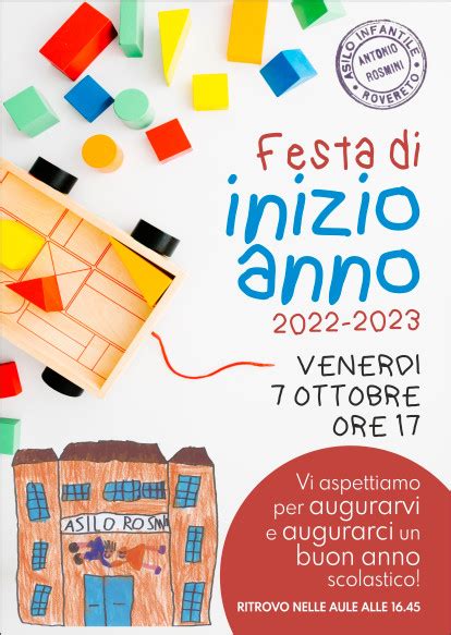 Locandina stilizzata della Festa di Inizio Anno Scolastico