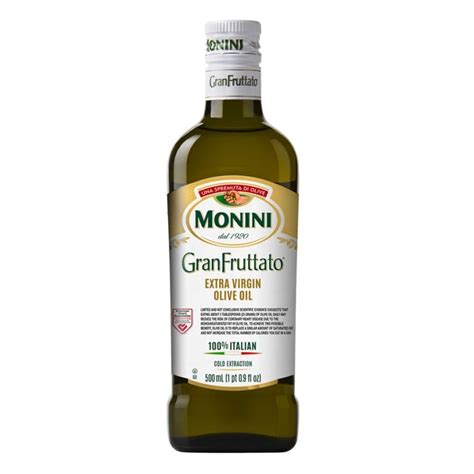 Monini GranFruttato bottle and olive branch
