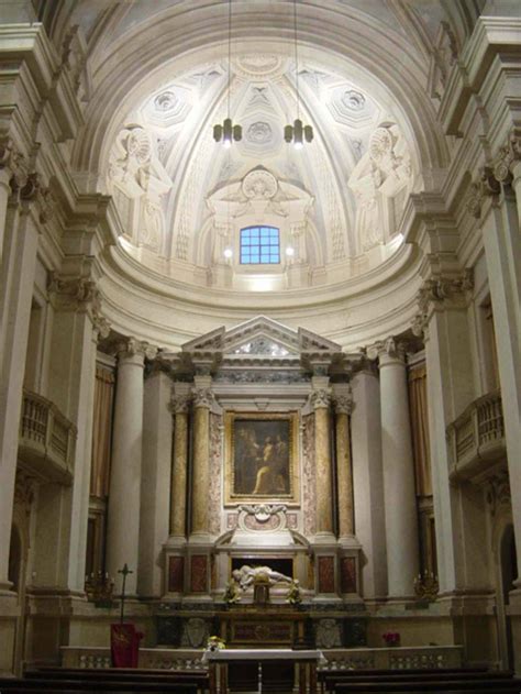 Altare maggiore della chiesa superiore dei Santi Luca e Martina