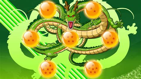 Immagine delle Sfere del Drago con Shenron