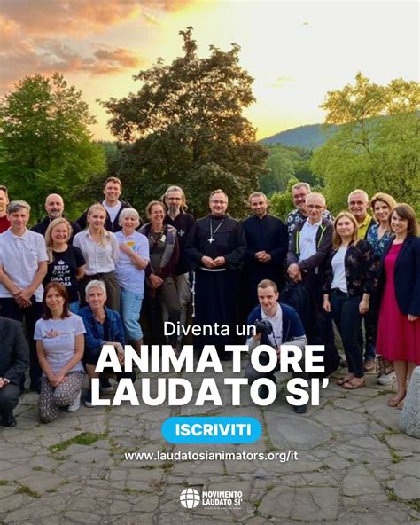 Foto di gruppo di Animatori Laudato Si' in un evento locale