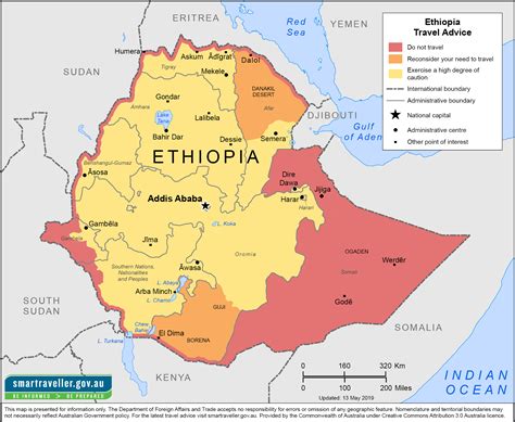 Mappa che evidenzia le nunziature apostoliche di Silvano Tomasi in Africa (Etiopia, Eritrea, Gibuti)