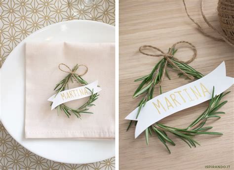 Tavolo di battesimo decorato con segnaposto e addobbi fai da te in feltro