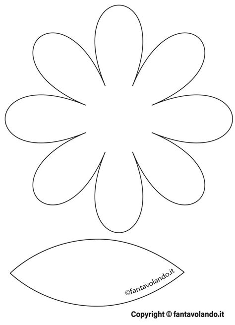 Schema per realizzare fiori in feltro per decorazioni