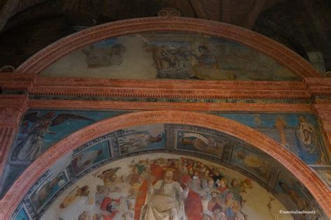 Dettaglio affresco Natività Cappella Bellincini