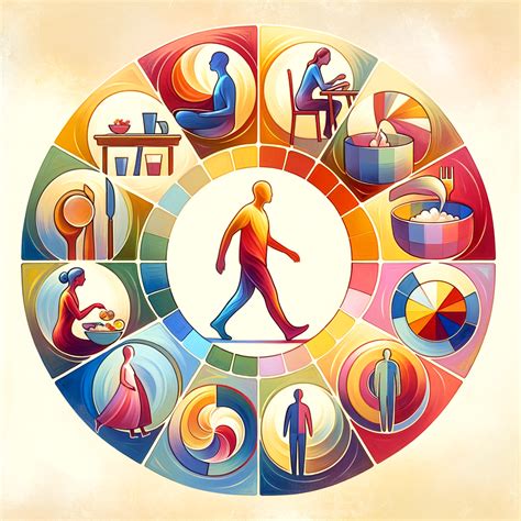 Illustrazione della vita quotidiana con persone che si aiutano reciprocamente