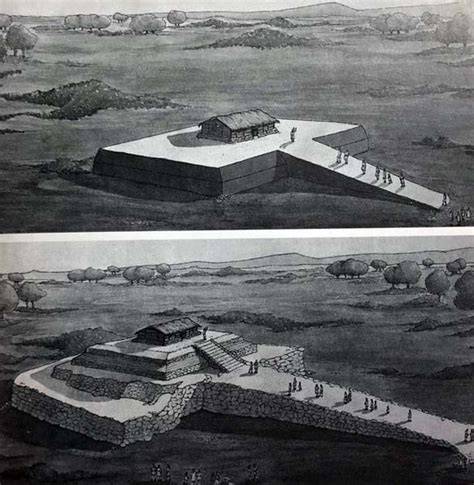 Ricostruzione delle fasi del santuario di Monte d'Accoddi