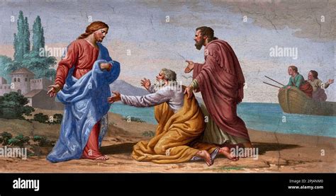 Gesù confessa Pietro, affresco