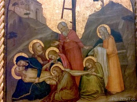 rappresentazione della chiamata dei discepoli o di Maria ai piedi della croce