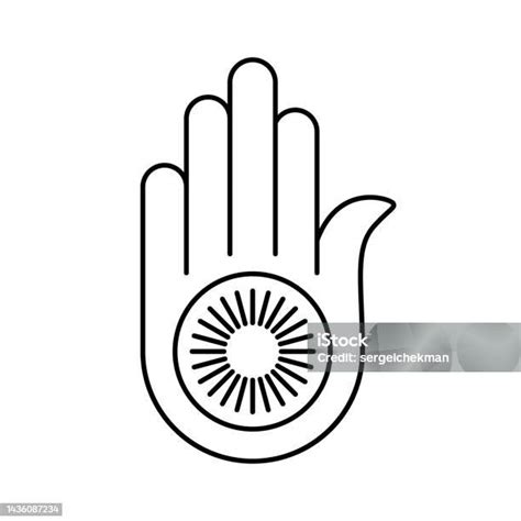Simbolo del Giainismo (Ahimsa)