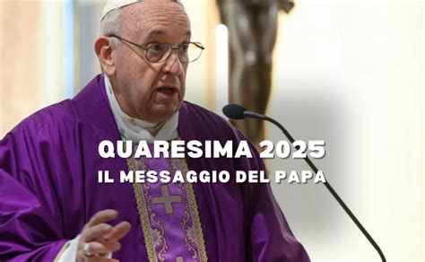 Copertina del Messaggio di Papa Francesco per la Quaresima 2025