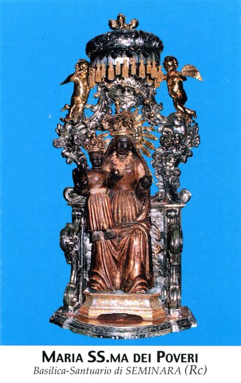 rappresentazione della Madonna dei Poveri o del Santuario di Seminara