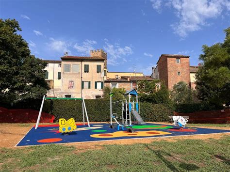 Render della nuova area fitness e parco giochi presso la chiesa di Santa Rita, Bari