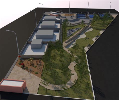 Progetto del nuovo parco attrezzato di Via Cascia a Bari