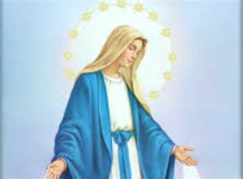 illustrazione della Beata Vergine Maria Immacolata Concezione, con aura di purezza