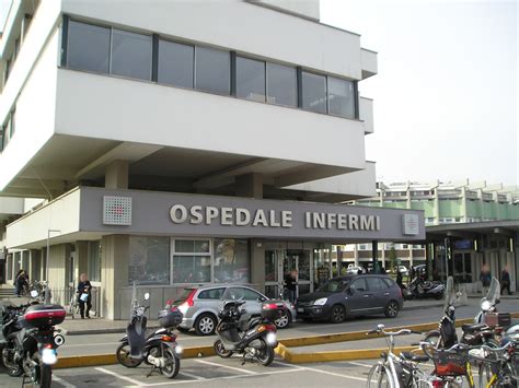 illustrazione storica dell'ospedale di Rimini nel 1800