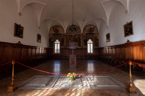 Interno della Sala Capitolare dell'Abbazia di Praglia