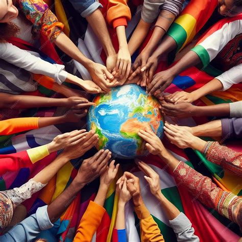 Immagine che simboleggia l'unità e la pace tra persone di diverse etnie e culture