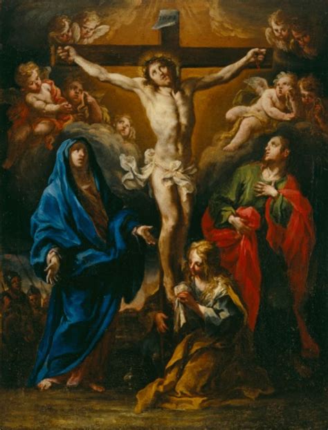 Immagine della Crocifissione di Gesù con Maria e Giovanni