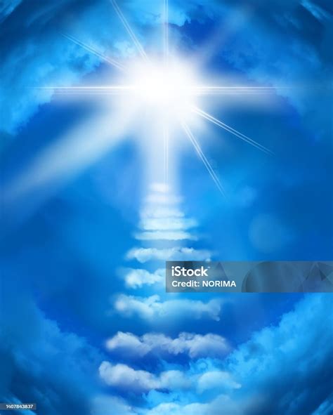 Un'illustrazione della luce divina che irradia da una figura celeste o un simbolo astratto di illuminazione spirituale