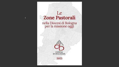 Mappa delle sette zone pastorali coinvolte nella Via Crucis