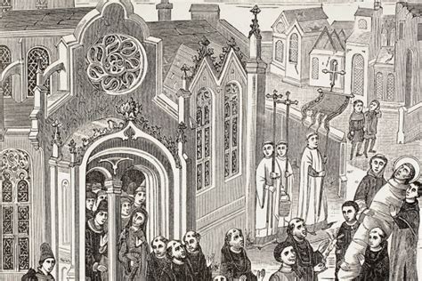 Disegno storico che illustra lo stato di degrado della chiesa nel XIX secolo